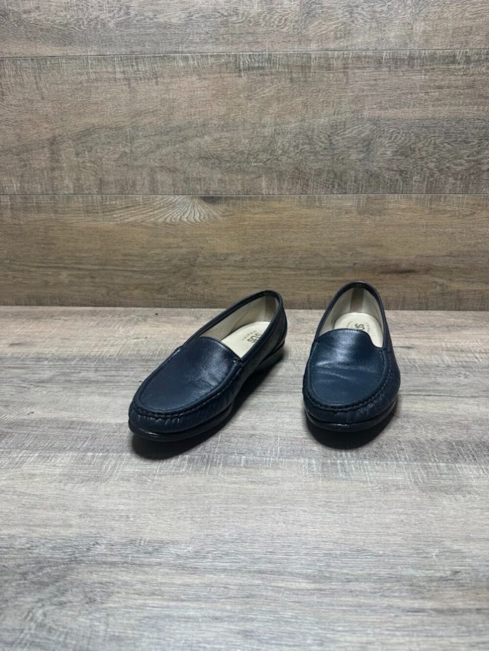 SAS Simplify Blue Leather Loafer Women's Size 10